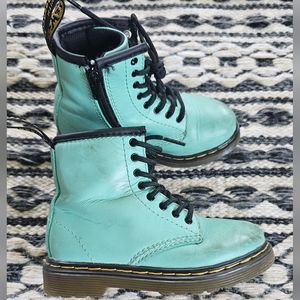 Dr. Martens 1460T Teal Blue Boots Toddler Kids US 8